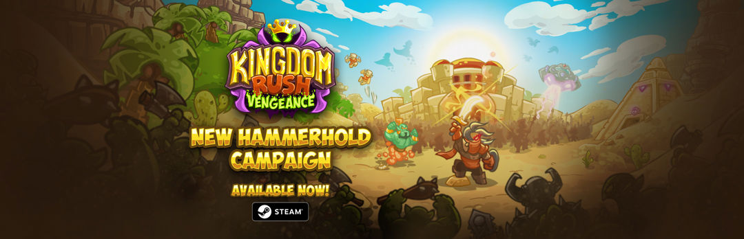 Ironhide Game Studio - KINGDOM RUSH VENGEANCE is now available on  #APPLEARCADE! It's time to fulfill the Dark Lord's sweet, sweet revenge 😈  Play Kingdom Rush Vengeance on #AppleArcade now: 🔥