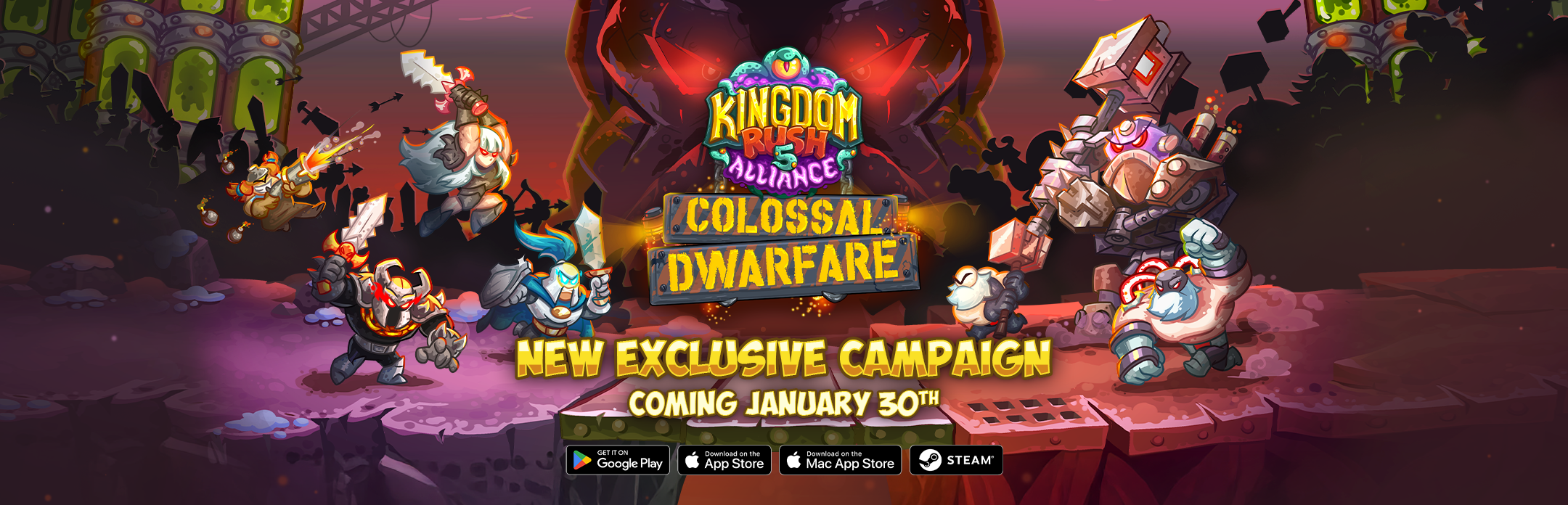 The Colossal Dwarfare DLC is Coming Soon! - Ironhide Game Studio