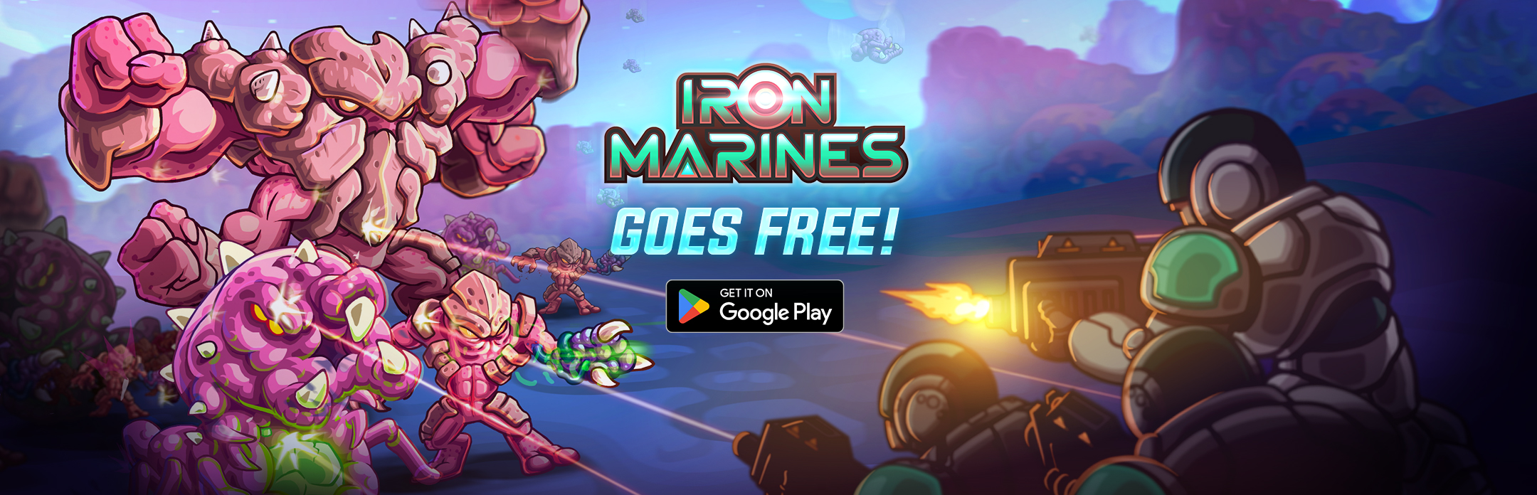 Iron Marines is now FREE FOREVER on Google Play Store! You read it right:  free, gratis, no credits needed 🚀 Go get it now: bit.ly/3GKB5vK :  r/kingdomrush